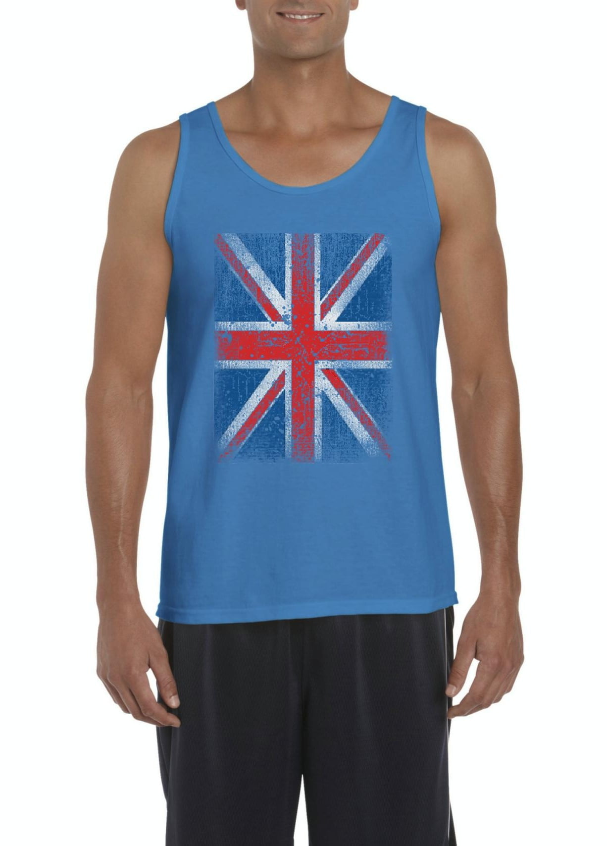 Artix Mens Union Jack British Flag Tank Top