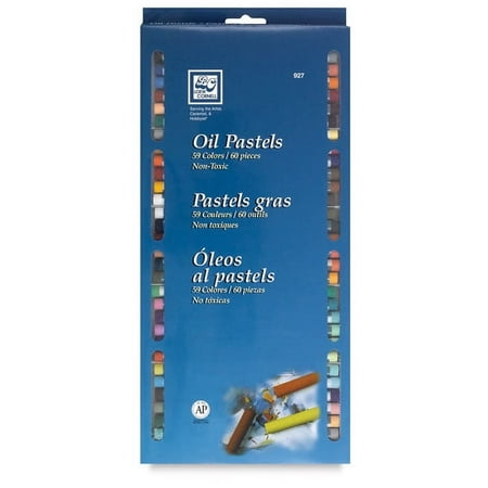 Loew-Cornell Oil Pastel Set - Regular, Assorted Colors, Set of 60