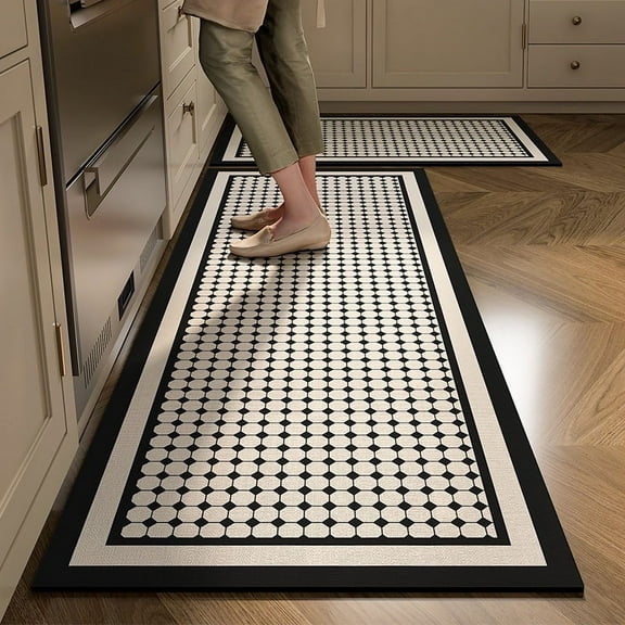 ERDOUY Bathroom Rug Mat , Non-Slip Plush Shaggy Bath Carpet, Machine Wash Dry, Bath Mats for Bathroom Floor, Tub and Shower, Bathroom Runner Bathmat Accessories Decor 15*23inch (D)