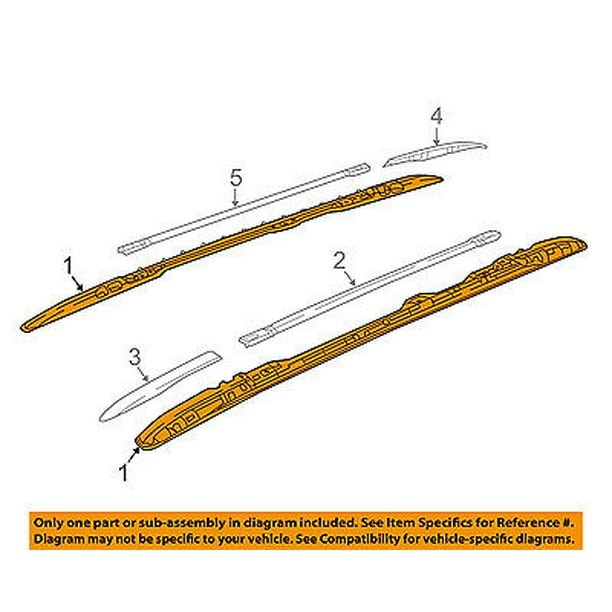 CHRYSLER OEM 2017 PacificaRoof Rack Luggage Carrier Right 68322320AB