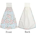 thumbnail image 4 of Hanging Towels 1 Pcs, Dish Towels Watercolor Pattern Roses Absorbent Hand Towels with Hanging Loop Washcloth for Bathroom Kitchen, 4 of 6