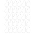 thumbnail image 3 of Hollow Geometric Frame Pendants, DIY Craft Open Bezel Frame Pendants  for Earring Necklace Making for Home Use Silver, 3 of 8