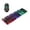Black, variant on Summer Fall Saving Gtx300 Punk Keyboard Mouse Backlight Game E-Sports Suit Usb Wired Luminous Suspension Key Mouse Suit 104 Key Mechanical Handle White 52* 14.5 * 4.5Cm
