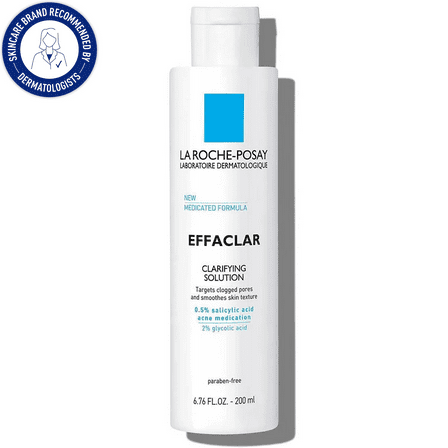 La Roche-Posay Effaclar Clarifying Solution Acne Toner, 6.76 fl oz