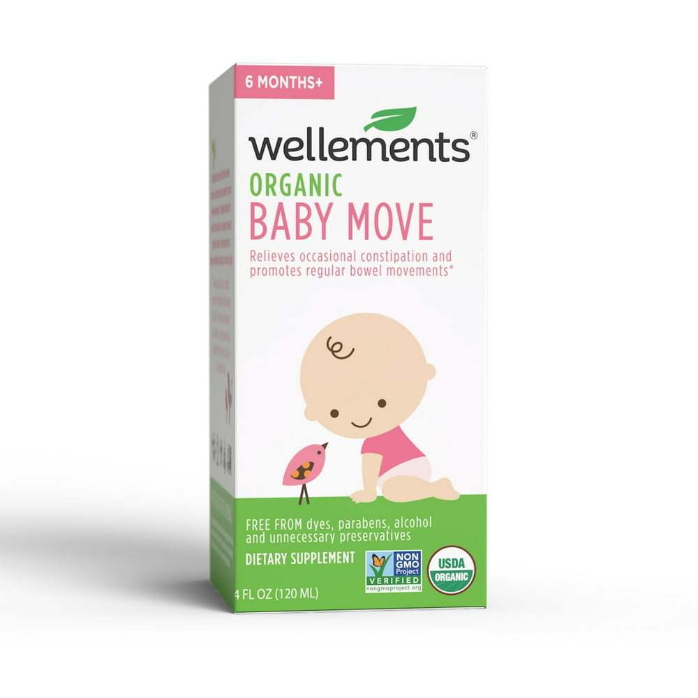 Wellements Organic Baby Constipation Support, 4 fl. oz.