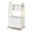 White, variant on Salon Trolley Cart with Lockable Wheels, Beauty Station Cabinet with Drawer for Hair Stylist Makeup Tool Organizer, Spa Barbershop (White)