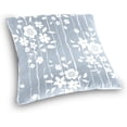 thumbnail image 3 of Seamless Floral Background Velvet Plush Throw Pillow Cushion Case Cover - 20" x 20" - Invisible Zipper Home Decor Floral for Couch Sofa No Pillow Insert, 3 of 5
