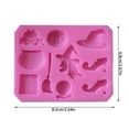 thumbnail image 3 of Halloween Pumpkin Witch Shape Silicone Chocolate Fondant Cake Baking Hand Decoration, 3 of 6