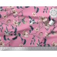 thumbnail image 3 of Soimoi Tissu Crêpe polyester, Imprimé Floral, 1 Yard 52 Pouces de Large, 3 of 3