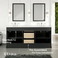 thumbnail image 6 of Eviva Epic Transitional Charcoal Grey Bathroom Vanity, 6 of 7