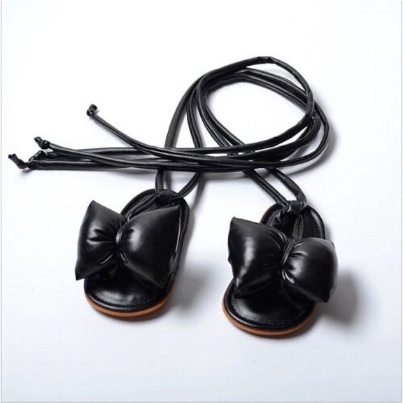 Baby Gladiator Sandals, Black, 12-18M