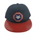 thumbnail image 1 of Gorra de béisbol de bloques de construcción para niños, sombrero de ala plana de hip hop para padres e hijos, rompecabezas de dibujos animados divertido, DIY, hombres y mujeres Fivean unisex, 1 of 2