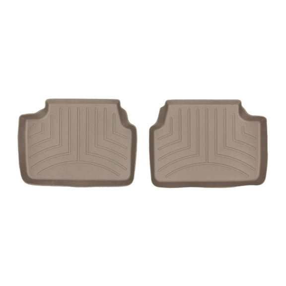 WeatherTech Custom Fit FloorLiners compatible with MINI Hardtop, Cooper - 2nd Row (2-Piece Liner), Tan