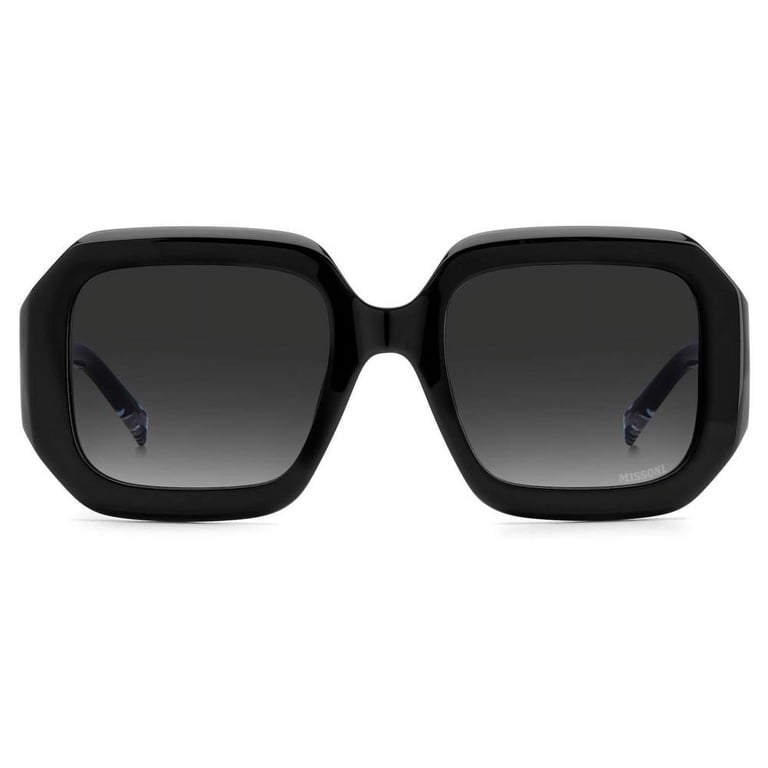 Missoni Fabric Eyewear Rectangular Sunglasses, 53mm New Missoni Square Sunglasses, 53mm - Black | Editorialist main image 2