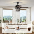 thumbnail image 3 of Costway 52" Ceiling Fan with Light Reversible Crystal Ceiling Fan Lamp W/Remote Control, 3 of 10
