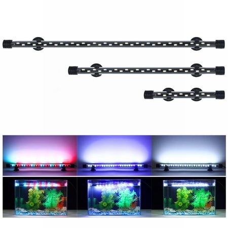 Submersible LED Aquarium Light 1.2W Color Changing Fish Tank Light With Remote Control IP68 Glass 9 LEDs Lights Bar For Fish Tank