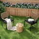 thumbnail image 4 of Garvee Paquete de 4 Sillas de Comedor para Exterior 20,67 x 22,83 x 33,07", Negro y Marrón, 4 of 9