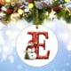 thumbnail image 4 of 2024 26 Letter Christmas Snowman Christmas Pendant - Acrylic Car Pendant Saint, 4 of 5