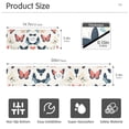 thumbnail image 3 of Yayeee Faucet Mat for Kitchen Sink 14.7" Diatomite Long Splash Guard Pad, Beige Butterflies, 3 of 7
