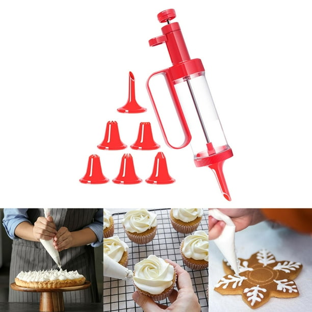 Prensa de y 6 consejos para decoración de pasteles, máquina para hacer DIY, máquina para hacer churros para , hacer churros, Rojo