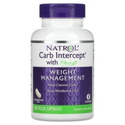 Natrol White Kidney Bean Carb Intercept Phase 2 Dietary Supplement Capsules - 120 CT
