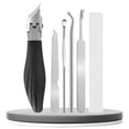 thumbnail image 1 of Sentmoon Nail Clippers Fingernail Clippers 6-Piece Set Nail Clippers with Beak Angle for Ingrown Toenails Normal Nail Cutting Beak Nail Clippers Toenail Clippers for All Ages, 1 of 9