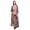 Burgundy, variant on Bimba Womens Long Beach Kaftan Beachwear Bikini Coverup Maxi Dress