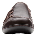 thumbnail image 2 of Zapatos Clarks Ashland Effie Mocasín de Cuero Marrón Oscuro Talla 8, 2 of 7