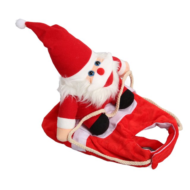 Disfraz de cosplay para mascotas, abrigo de Navidad para perros, disfraz de Papá Noel de peluche, disfraz de Navidad para perros, rendimiento probado
