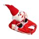 thumbnail image 2 of Abrigo navideño para perros, disfraz cálido y elegante de felpa para mascotas de Papá Noel, para perros pequeños, medianos y grandes, gatos S, 2 of 5