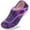 Purple, variant on Leisfit Woman Slippers Diabetic Orthopedic House Shoes, Wide Width Adjustable