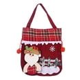 thumbnail image 2 of YAOMOBB Deer Gift Bag Cute Christmas Gift Packaging with Handle Reusable and Portable Present Packaging featuring Santa Claus Bear Snowman Elk Patterns, 2 of 7