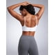 thumbnail image 2 of Sujetador deportivo CRZ YOGA Butterbreeze con cuello redondo para mujer, blanco, talla M, 2 of 5