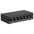 thumbnail image 1 of Mezclador de sonido Estéreo con Micrófono de 4 Vías para Submezclas 165x82x38mm Durable, 1 of 8