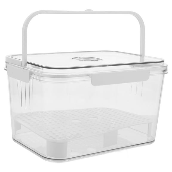 FRCOLOR Bread Box with Handles Time Recording Storage Container for Kitchen Countertop 1 Set Homemade Bread Loaf Keeper