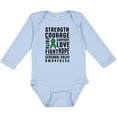 thumbnail image 3 of Inktastic Cerebral Palsy Awareness Strength Support and Courage Boys or Girls Long Sleeve Baby Bodysuit, 3 of 5