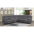 thumbnail image 2 of Higgins Modular Sectional Armless Chair Grey, 2 of 8