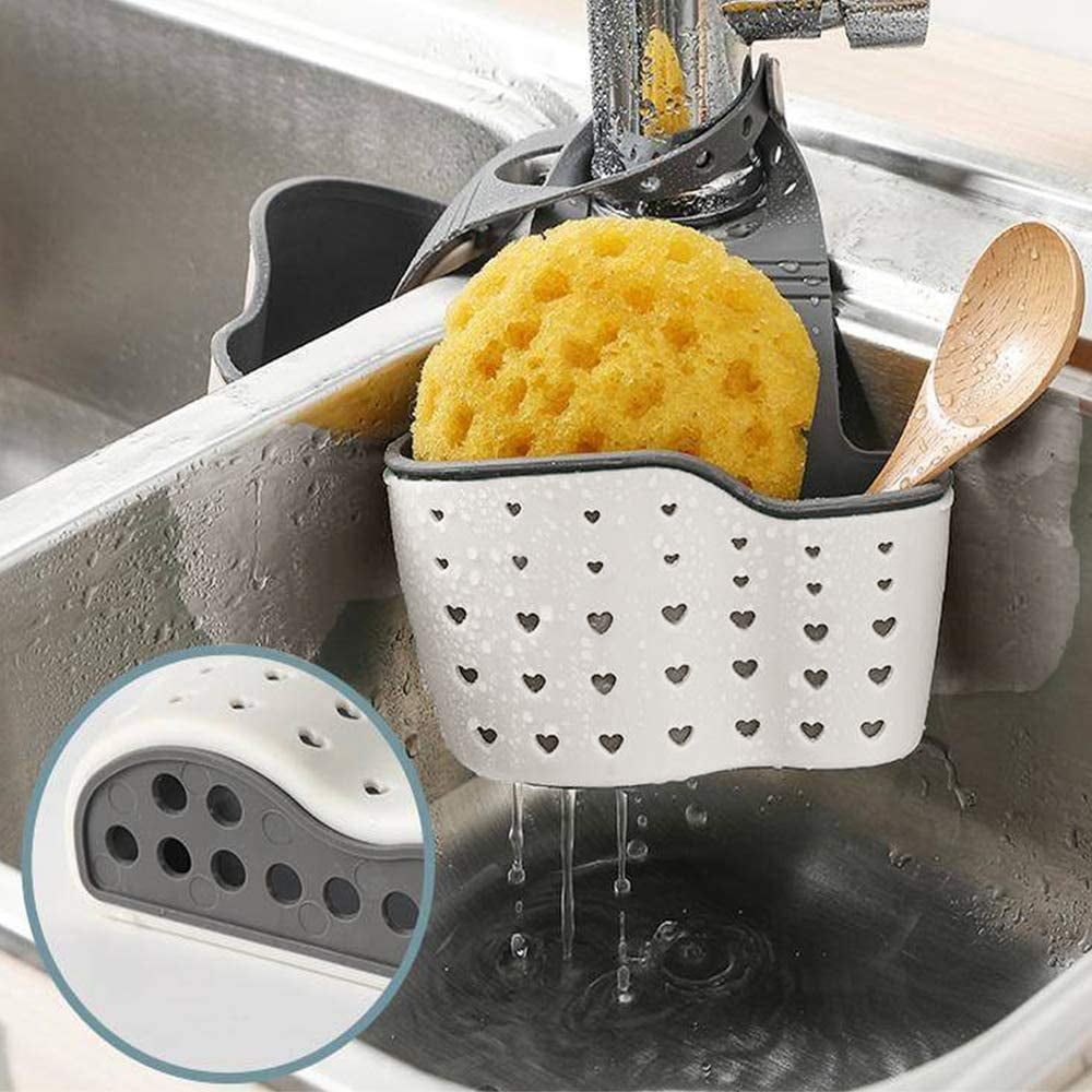 2pcs Convenient Holder Suction Cup Sink Holder Kitchen Tools Home Gadgets hi
