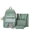 thumbnail image 1 of 4 In 1 Nylon Waterproof Women Backpack Multi Functional Student School Bag For Girls Large capacity Storage Backpacks Sac à dos scolaire, 1 of 7