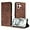 Brown, variant on Case for iPhone 16 Case Wallet with Card Holder Kickstand Magnetic Clasp PU Leather Flip Shockproof Protective Flip Case for iPhone 16 6.1 inch Black HX