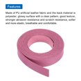 thumbnail image 4 of Unique Bargains Bracelets en Cuir Bande Ceinture 1.2cm (0,5 'largeur) Bandes de Cuir Chaîne Rose Foncé pour Bricolage Métier, Porte-Clés, 4 of 5