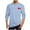 Light Blue, variant on Maean Men Valentine's Day Shirts Long Sleeve Basic Tee Heart Ptinted Crewneck Comfy Loose Tshirts