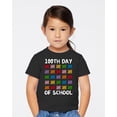 thumbnail image 2 of Wild Bobby 100th Day of School Cute Counting Pencils, 100 Days of School 2024 2025 Design for Kids Youth Boys Girls School Toddler Crew Graphic T-Shirt, 2 of 6