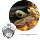 thumbnail image 2 of 1 cesta de acero inoxidable para freír alimentos y papas fritas (negra), 2 of 6