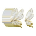 thumbnail image 1 of jifeng 80 Pieces Flower Wrapping Papers Butterfly Wing Packaging Paper for Birthday Golden, 1 of 9