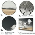 thumbnail image 3 of Designart "Monochrome Tree'S Solitude Bench" Meadow Canvas Prints, 3 of 7