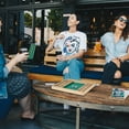 thumbnail image 4 of ND Shut The Box Dice Game Wooden 4 Player Pub Board Games Number Drinking Board Game Classic Dice Board Toy Family Traditional Math Strategy Tabletop Board Game (GREEN), 4 of 11