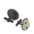thumbnail image 2 of Note Men's Stainless Steel Shirt Cufflink Set - Suitable for Formal Attire - for Weddings and Business Meetings, 2 of 6