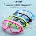 thumbnail image 3 of Toystoory Gafas de natación para niños Correa de vista amplia Gafas para niños Unisex Kayak Gafas portátiles para exteriores con tapones para Deportes acuáticos Rosado, 3 of 6