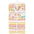 thumbnail image 2 of Hudson Baby Infant Girl Cotton Rich Flannel Receiving Blankets Bundle, Peace Love Flowers, One Size, 2 of 6